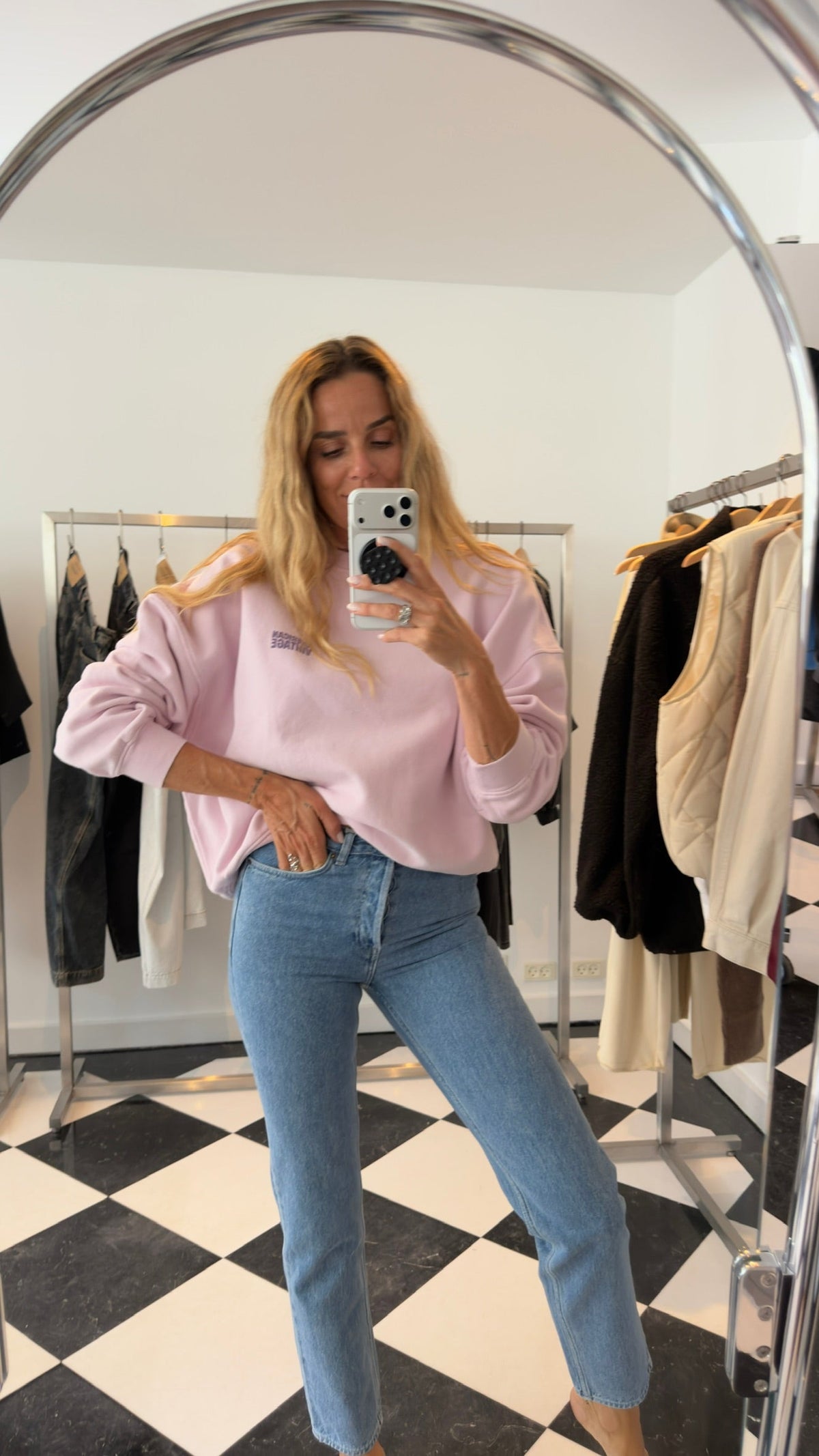 American Vintage - Sweatshirt - Vintage Petal - Plizzy, billede 4