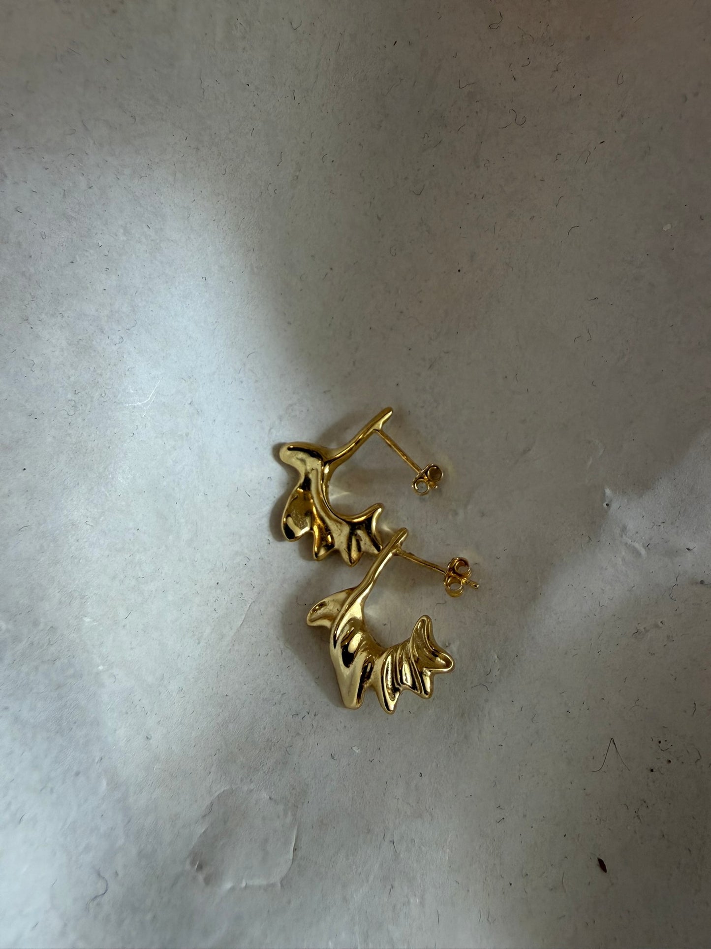 Andcopenhagen Jewelry - Øreringe - 18 karat guldbelagt 925 sterlingsølv - Pauline