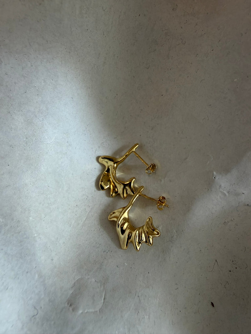 Andcopenhagen Jewelry - Øreringe - 18 karat guldbelagt 925 sterlingsølv - Pauline