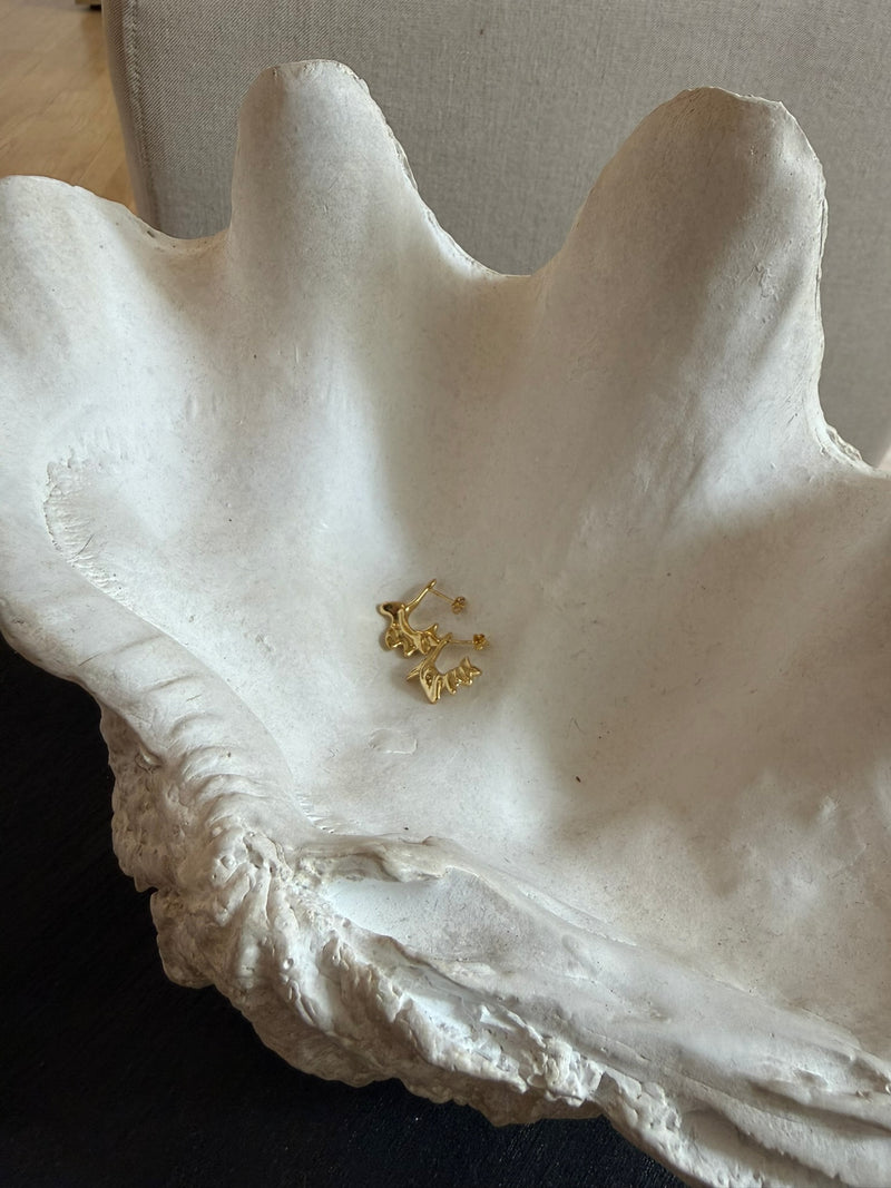 Andcopenhagen Jewelry - Øreringe - 18 karat guldbelagt 925 sterlingsølv - Pauline