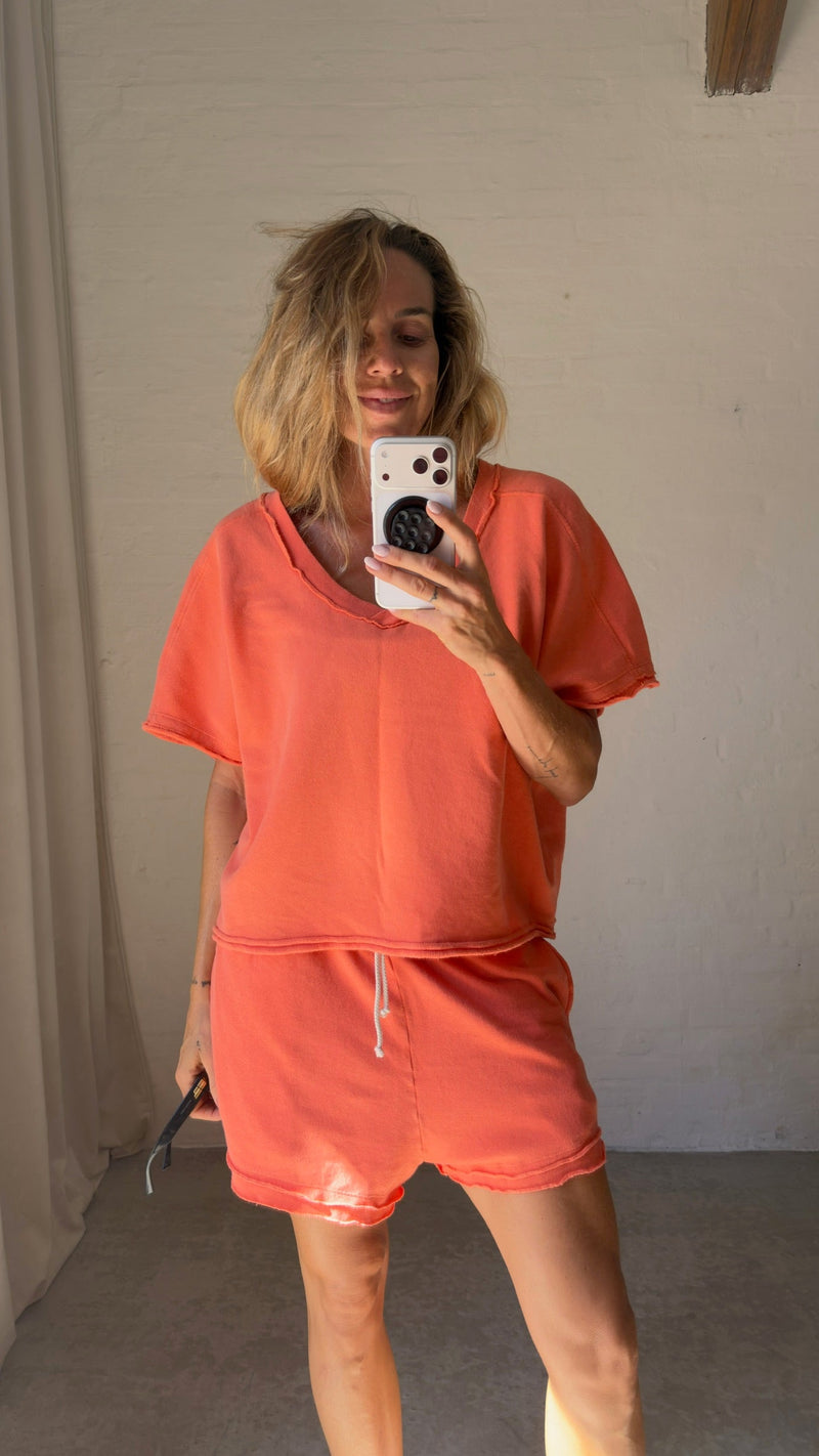 American Vintage - Shorts - Corail Vintage - Vibtown