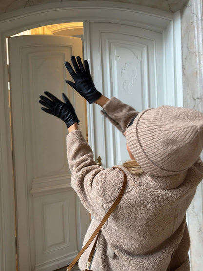 Anine Bing Elia Beanie Camel