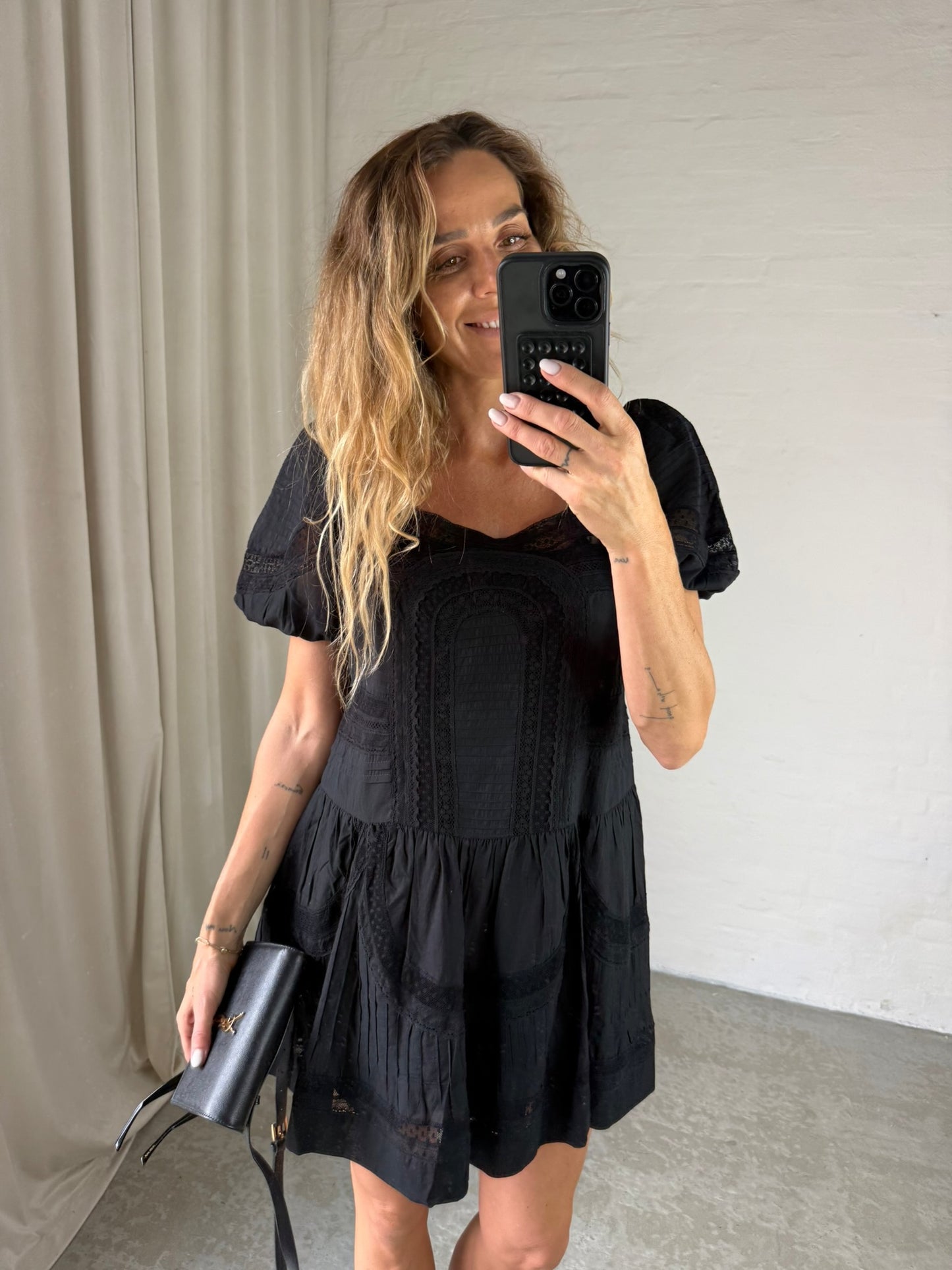 Sea New York - Kjole - Black - Franca Lace