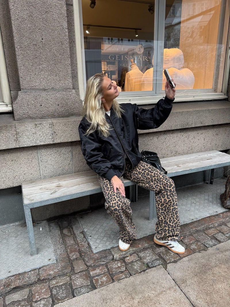 Anine Bing - Bomber jakke - Black - Leon