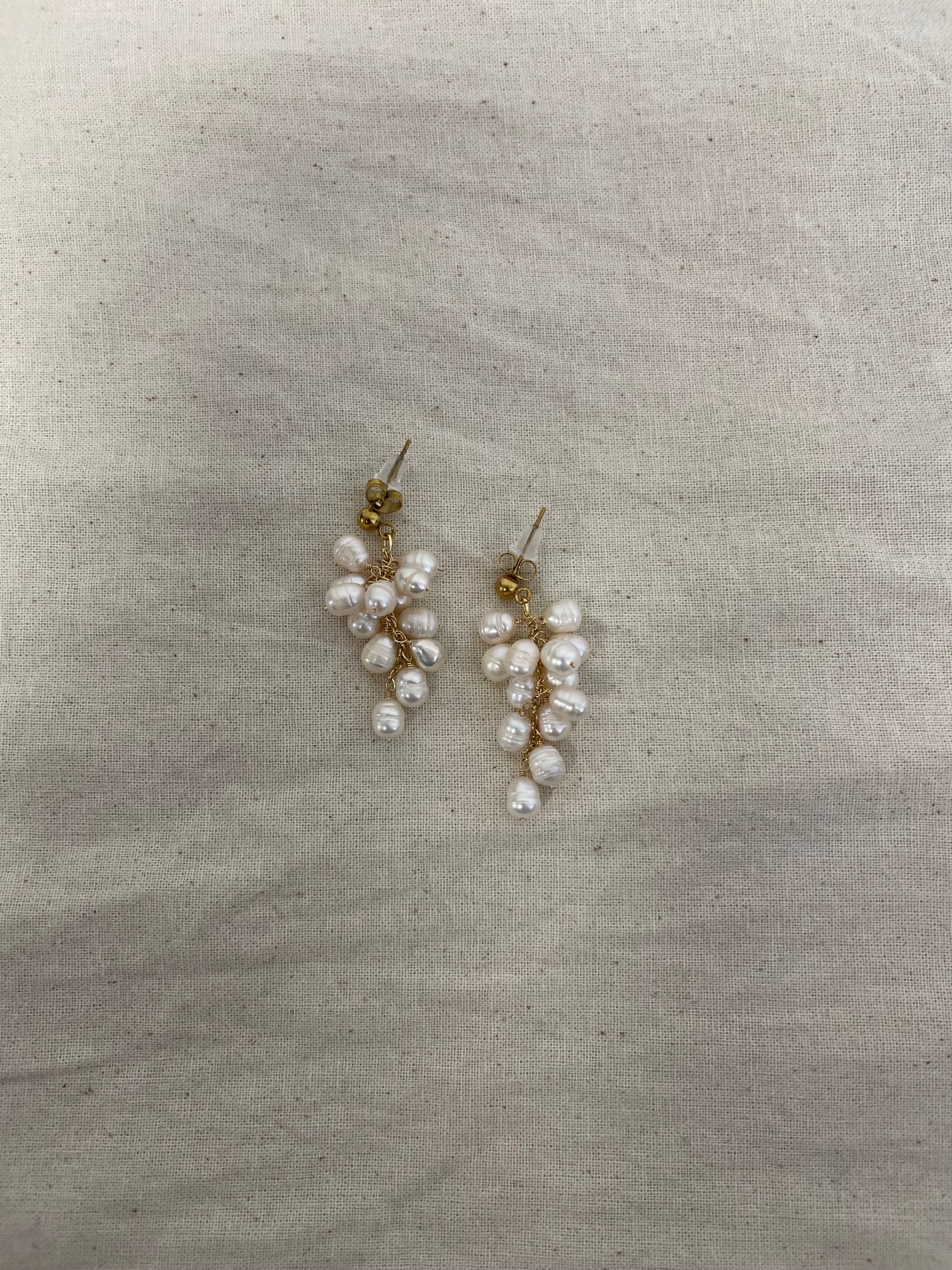 Pearl earrings