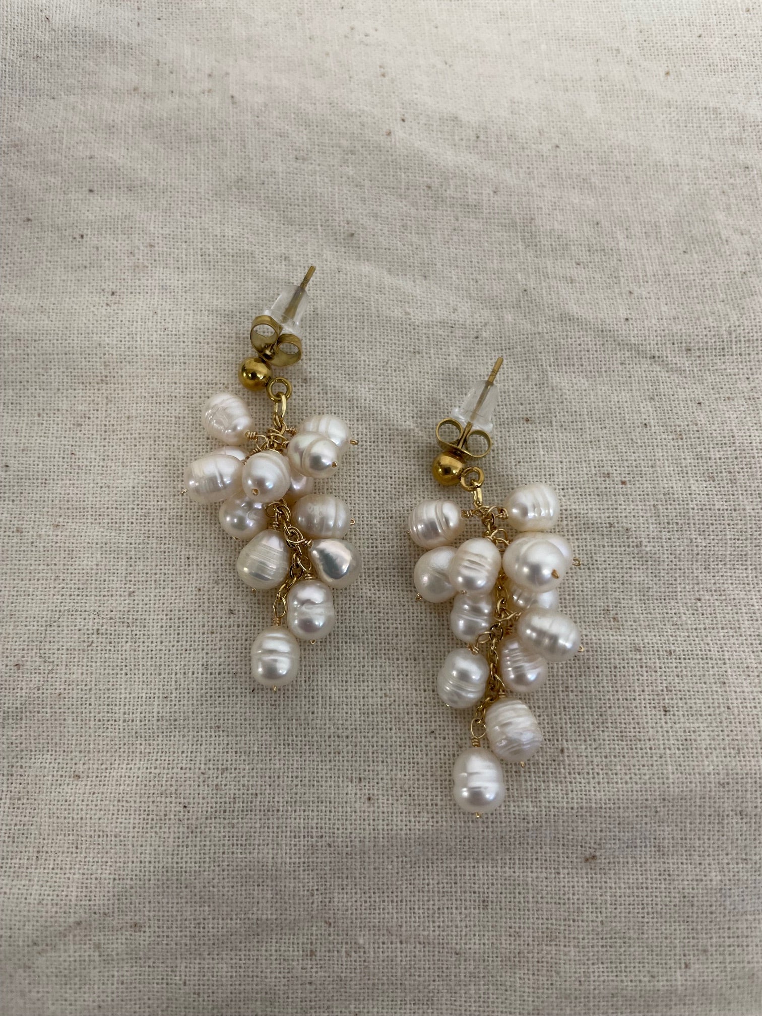 Pearl earrings