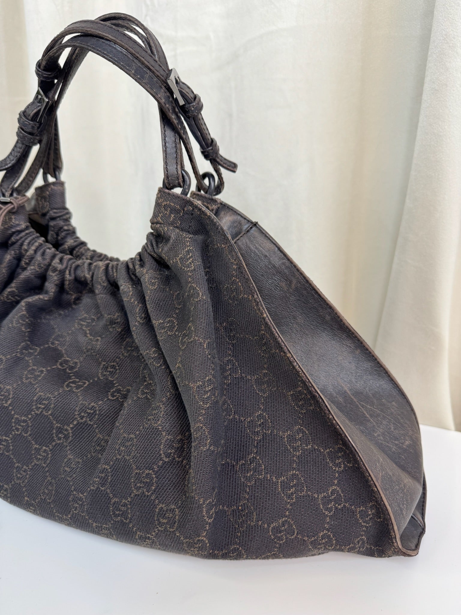 Gucci - GG hobo bag - Brown  - Secondhand