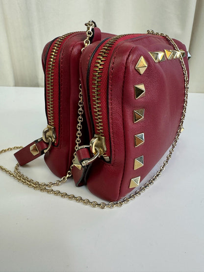 Valentino - Garavani Rockstuds - Rød - Crossbody - Secondhand - Stilkompagniet.dk