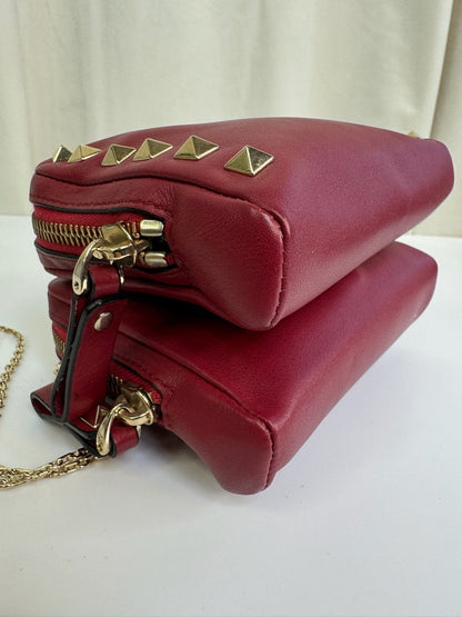 Valentino - Garavani Rockstuds - Rød - Crossbody - Secondhand - Stilkompagniet.dk