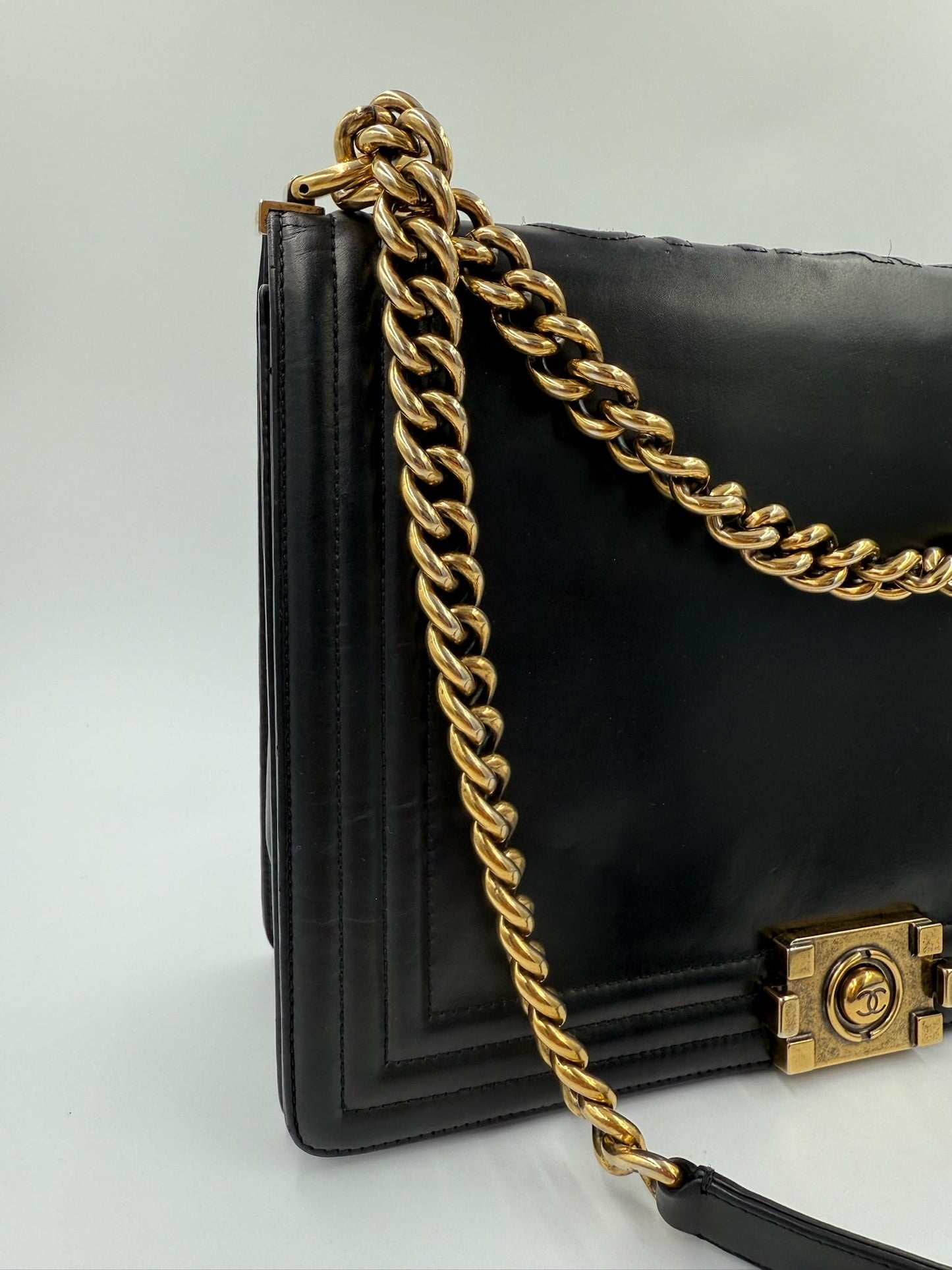 Chanel - Boy Glazed - Gold - Secondhand