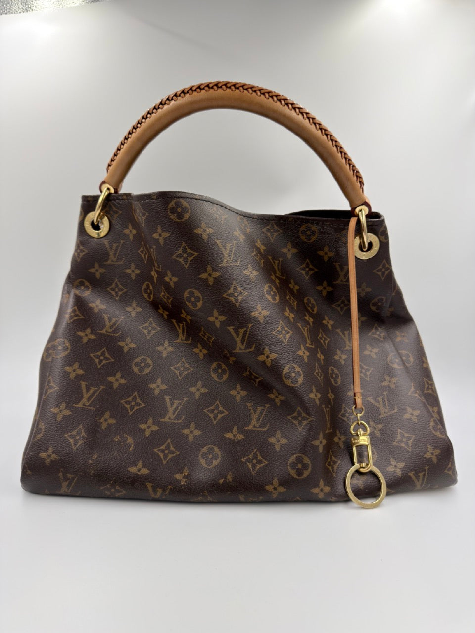 Louis Vuitton Artsy MM - hobo taske - brun monogram taske - secondhand