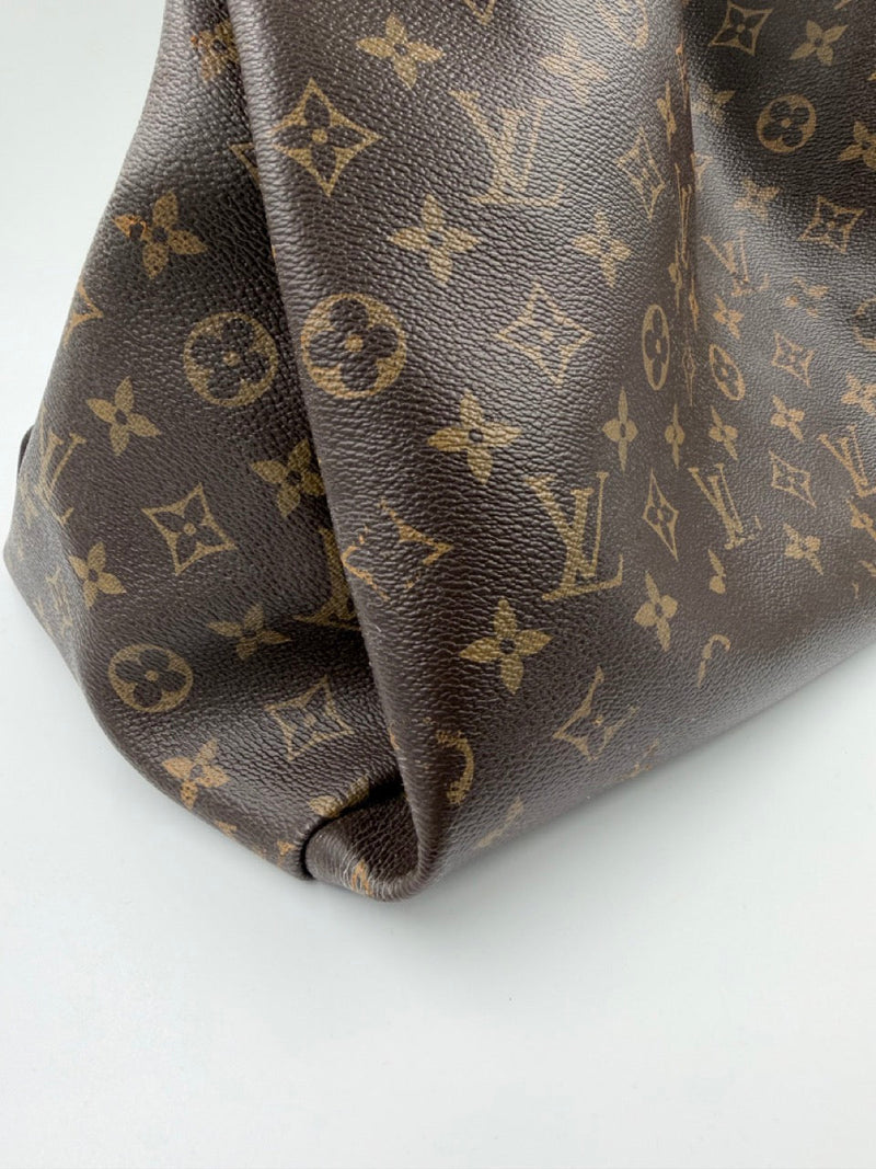 Louis Vuitton Artsy MM - hobo taske - brun monogram taske - secondhand