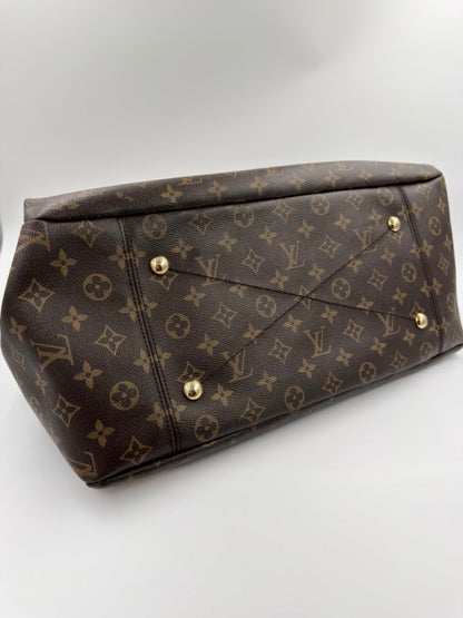 Louis Vuitton Artsy MM - hobo taske - brun monogram taske - secondhand