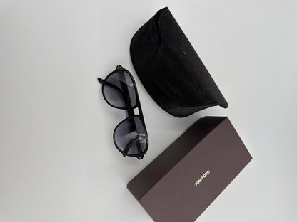 Tom Ford FT0711 Fausto - solbriller - sorte aviator solbriller - secondhand