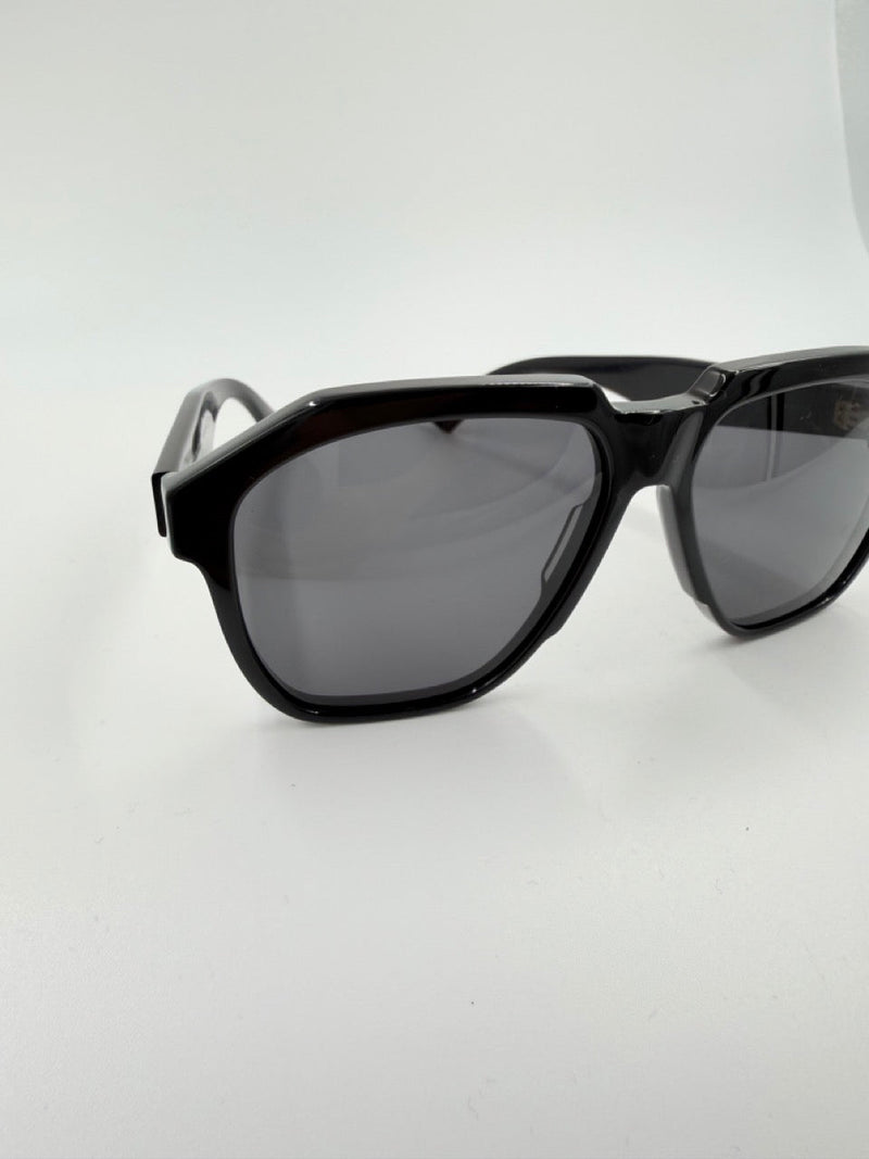 Bottega Veneta BV1035S - solbriller - sorte geometriske solbriller - secondhand