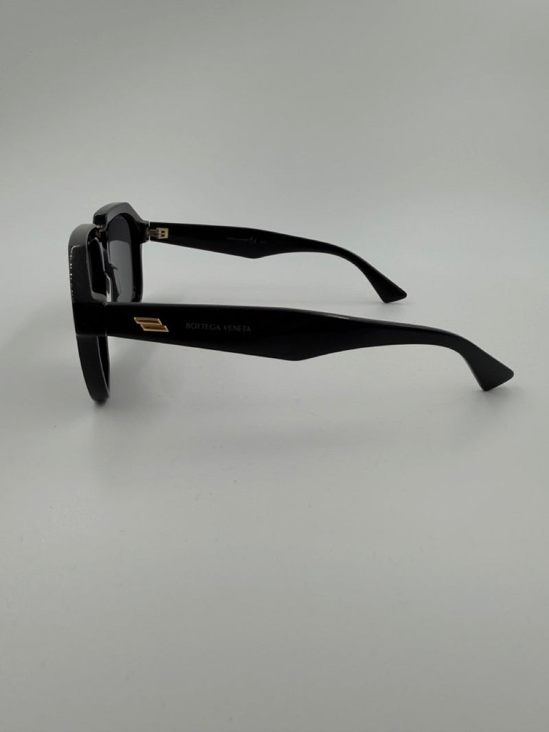 Bottega Veneta BV1035S - solbriller - sorte geometriske solbriller - secondhand