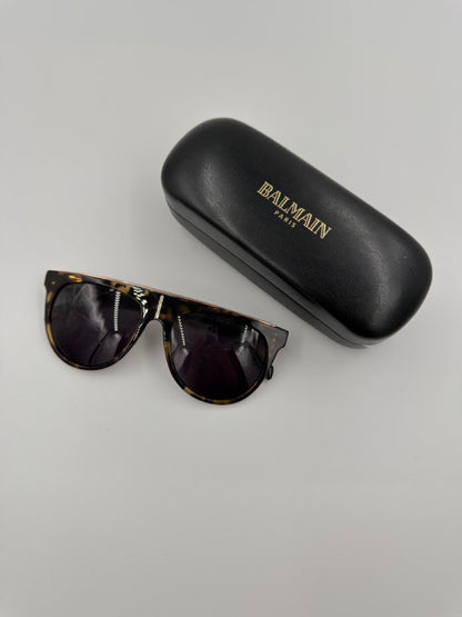 Balmain Wonder Boy - solbriller - tortoise oversized solbriller - secondhand