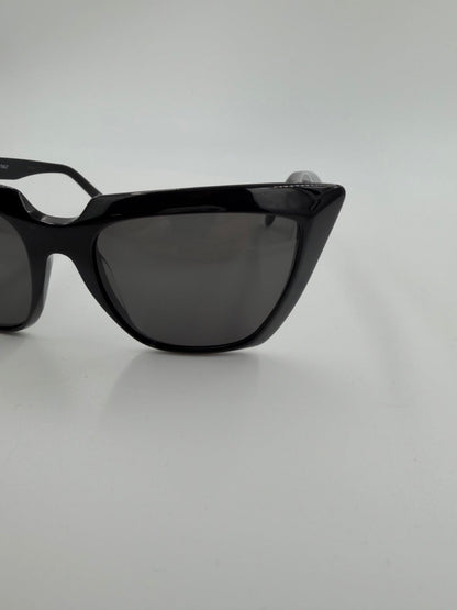 Balenciaga Everyday Cat-Eye – solbriller – sorte oversized cat-eye solbriller – secondhand
