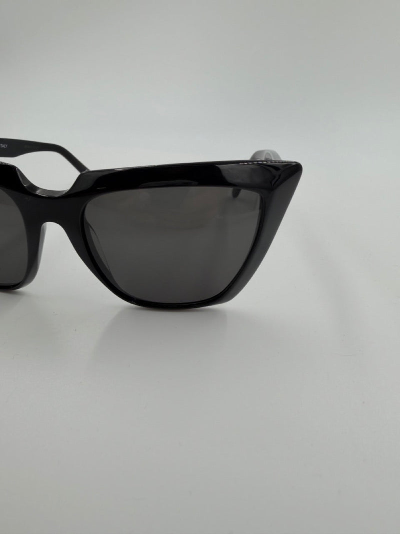 Balenciaga Everyday Cat-Eye – solbriller – sorte oversized cat-eye solbriller – secondhand
