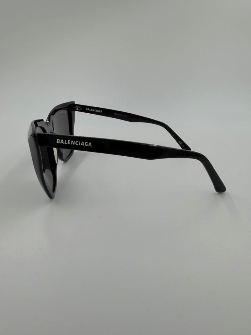 Balenciaga Everyday Cat-Eye – solbriller – sorte oversized cat-eye solbriller – secondhand