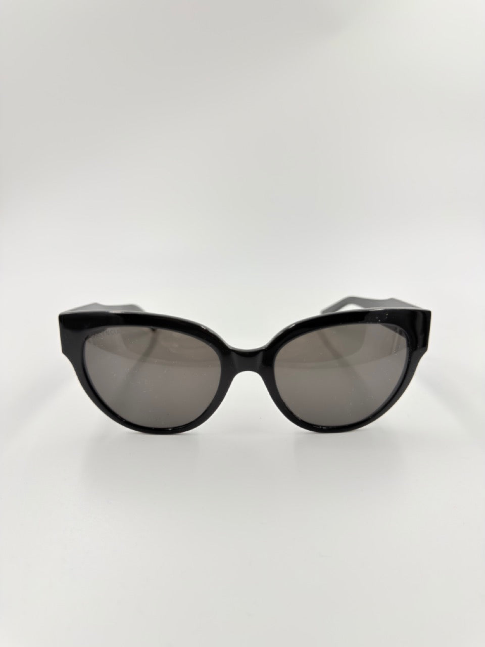Balenciaga BB Logo Cat-Eye – solbriller – sorte oversized solbriller – secondhand