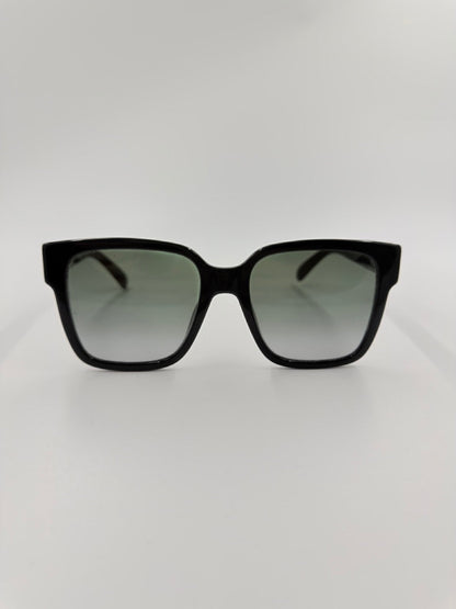 Givenchy 4G Square – solbriller – sorte oversized square solbriller – secondhand