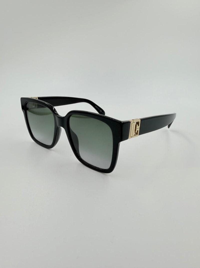 Givenchy 4G Square – solbriller – sorte oversized square solbriller – secondhand