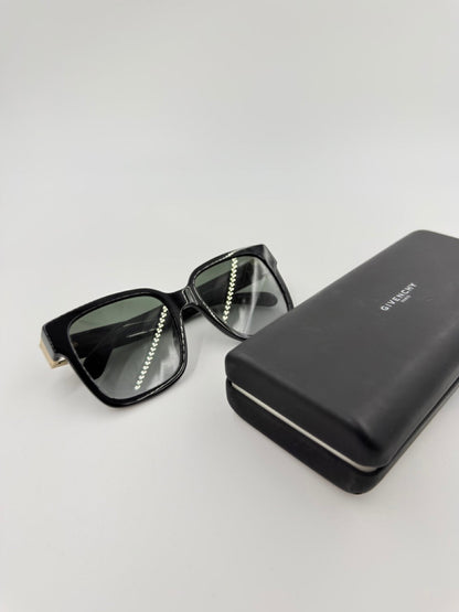 Givenchy 4G Square – solbriller – sorte oversized square solbriller – secondhand