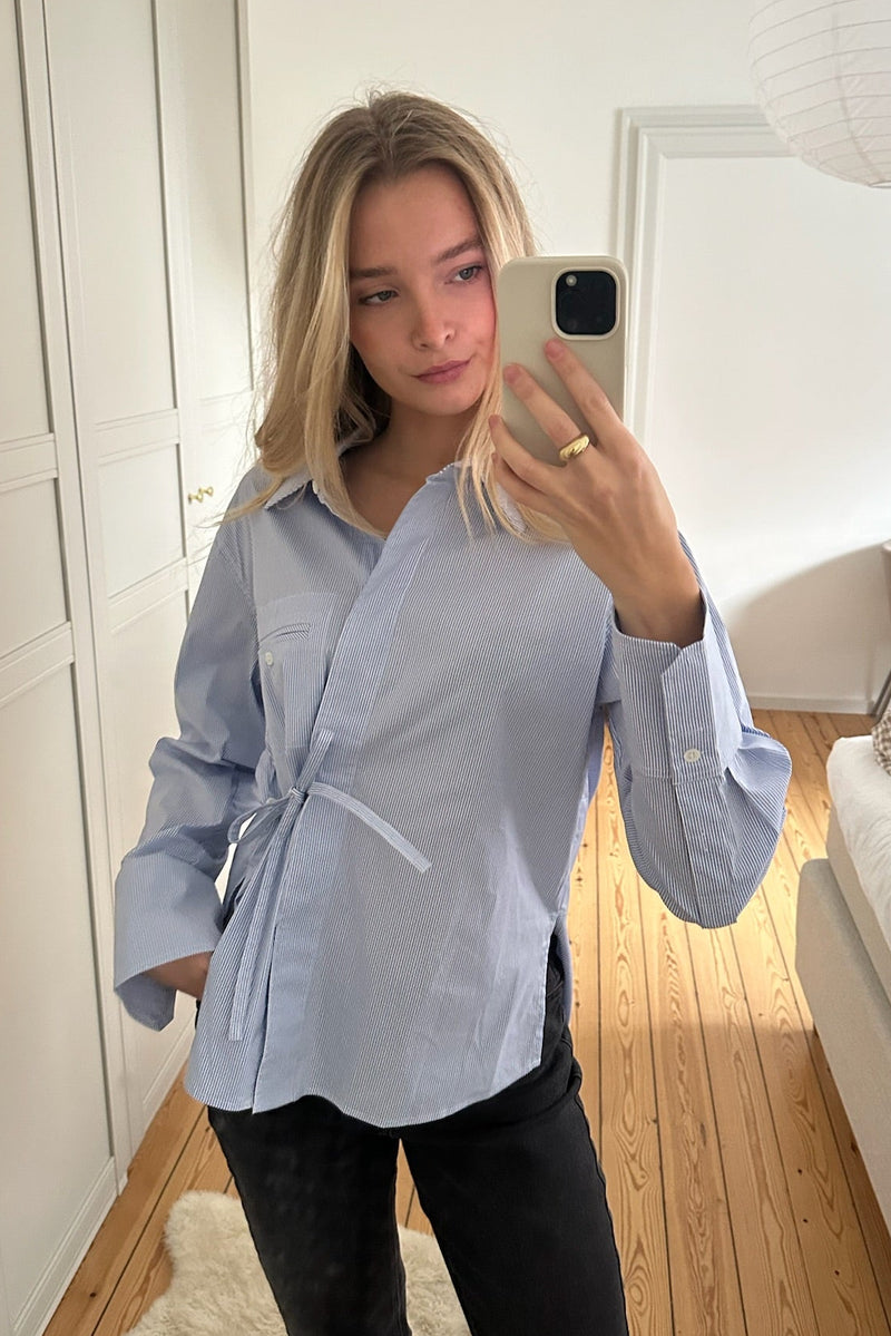 The Collection - Skjorte - Blue/White - Nova