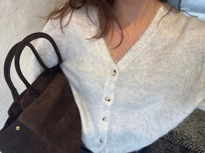 American Vintage - Cardigan - Polar Melange - Gilets nuny - Stilkompagniet.dk