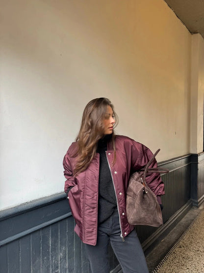 My Essential Wardrobe - Bomber jakke - Fudge - Helga - Stilkompagniet.dk