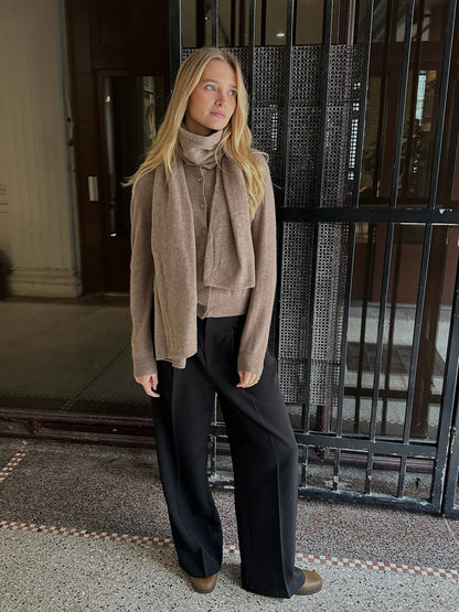 The Collection - Cashmere Tørklæde - Latte - Marina