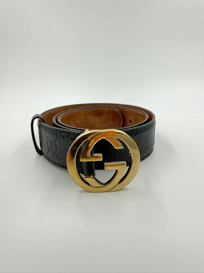 Gucci - Signature Leather GG Belt - Secondhand