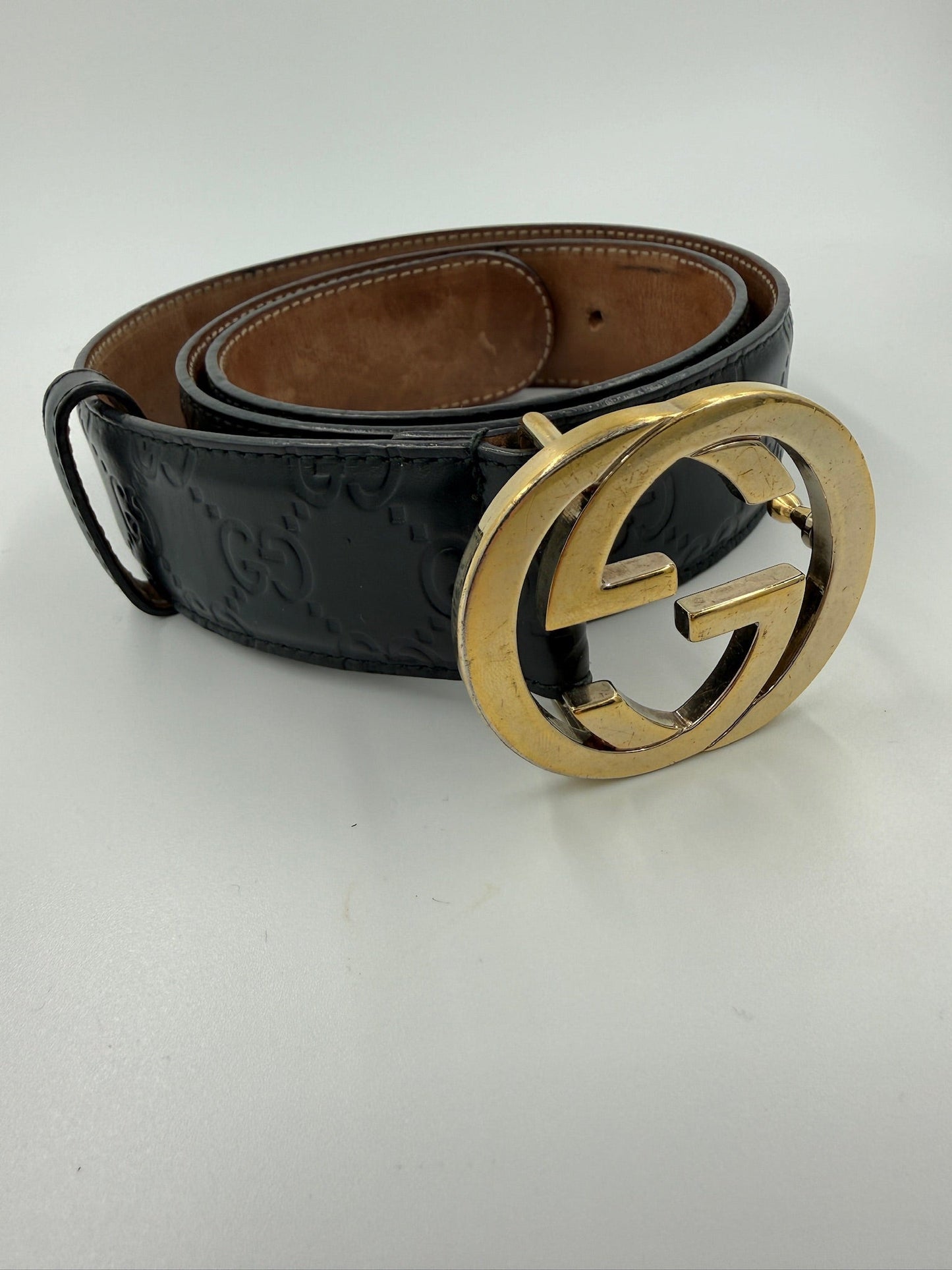 Gucci - Signature Leather GG Belt - Secondhand
