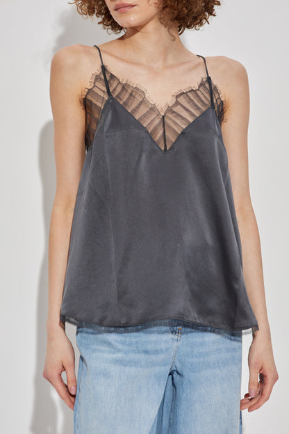 IRO - Top - 100% Silke Charcoal - Berwyn