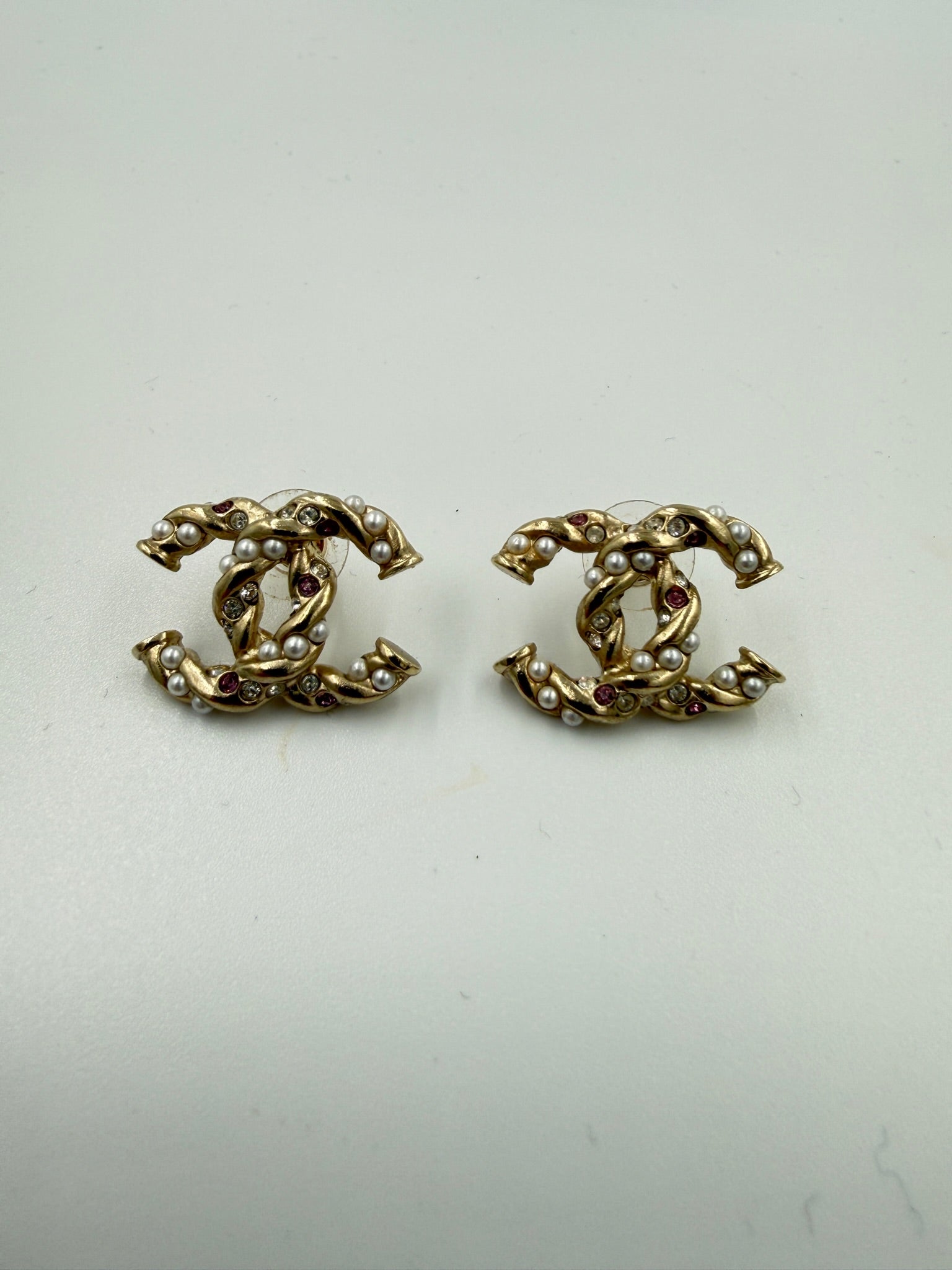Chanel - CC hoop Gold Earrings - Secondhand