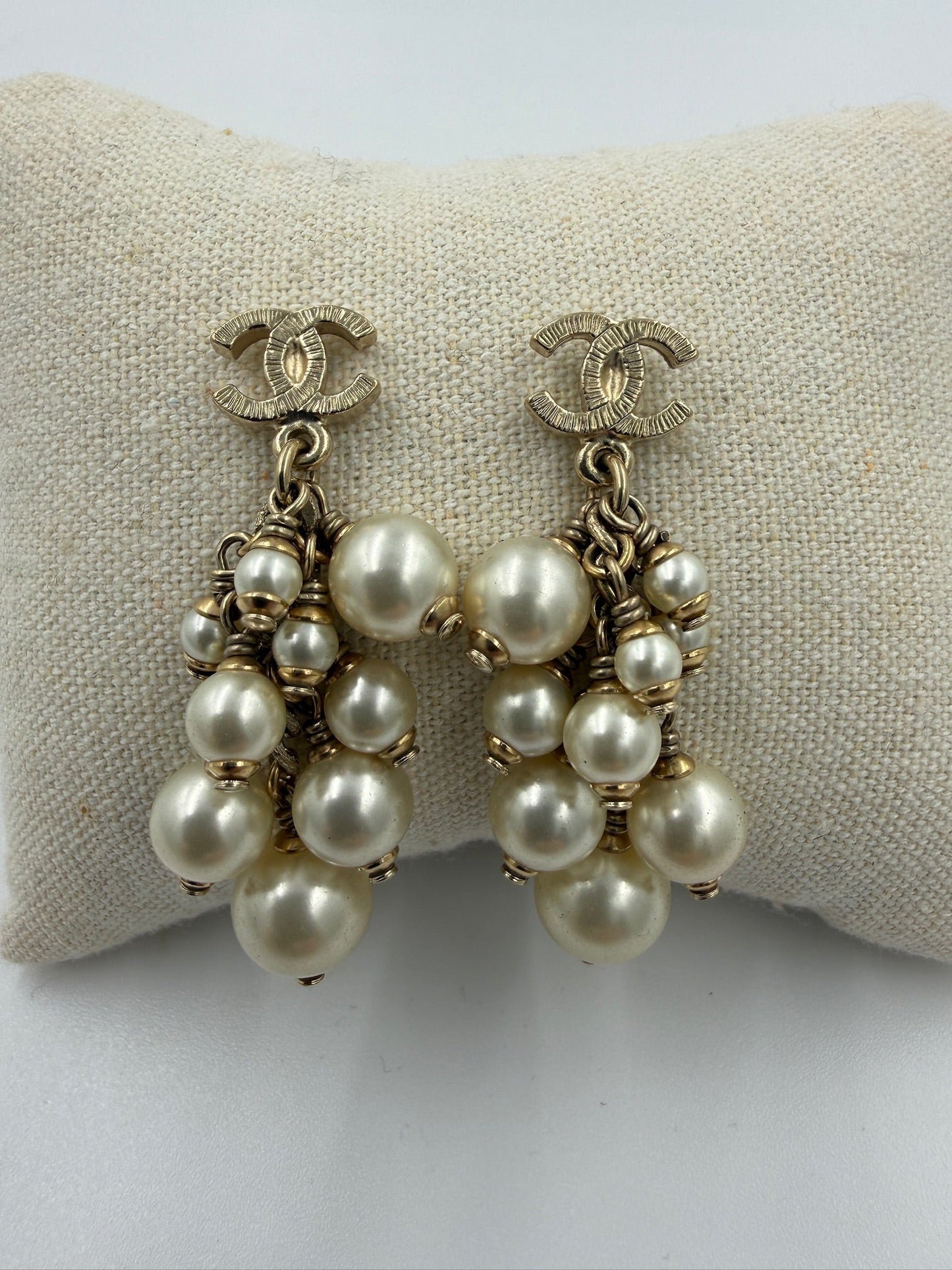Chanel  - CC Mark Drop Earrings - Secondhand