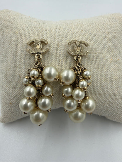 Chanel  - CC Mark Drop Earrings - Secondhand