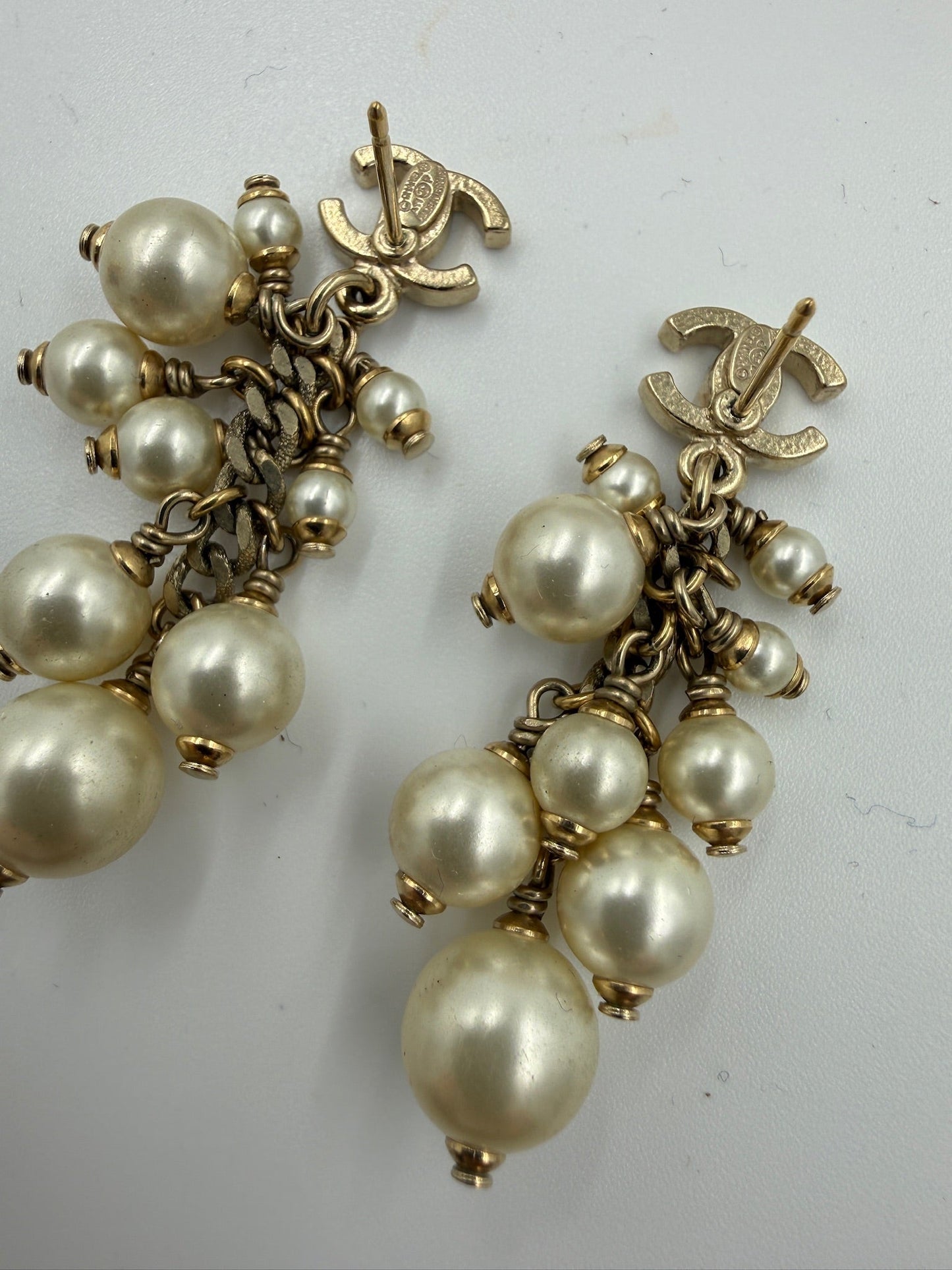 Chanel  - CC Mark Drop Earrings - Secondhand