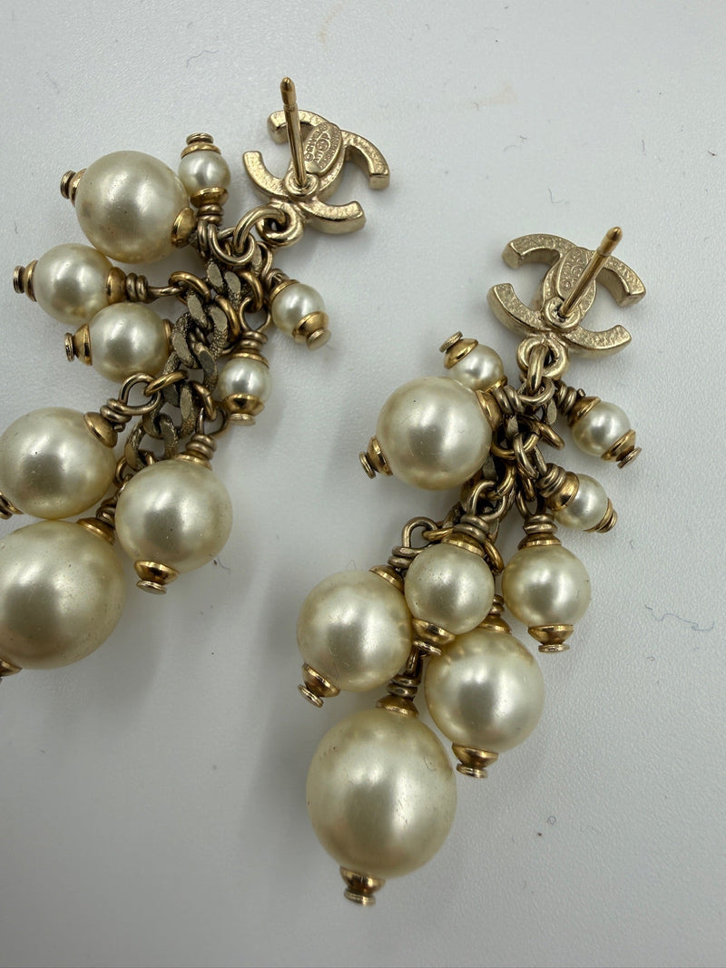 Chanel  - CC Mark Drop Earrings - Secondhand