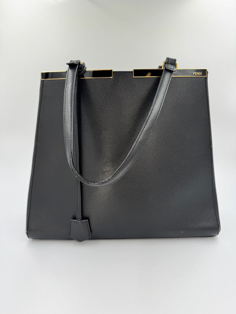 Fendi - Taske - Vitello elite - Balck - Secondhand