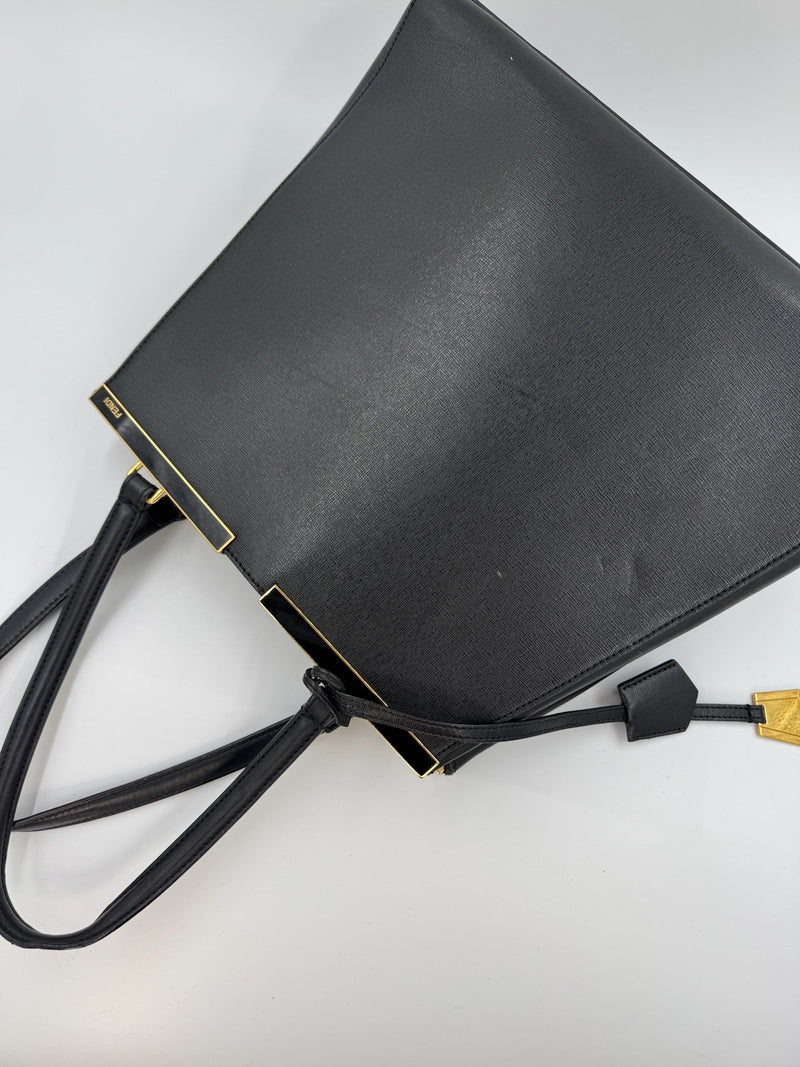 Fendi - Taske - Vitello elite - Balck - Secondhand