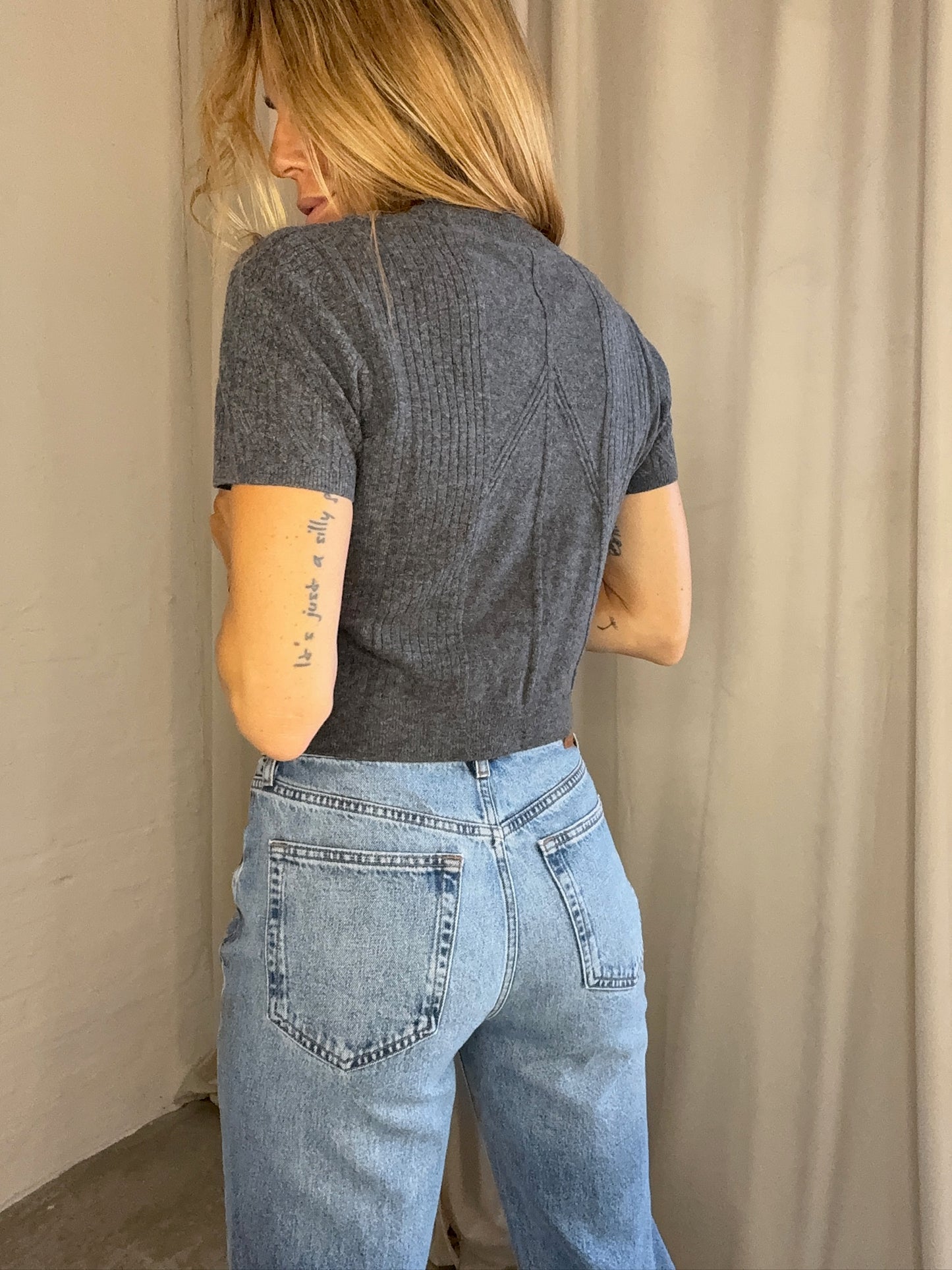 The Garment - Strik - Grey Melange - Como mini