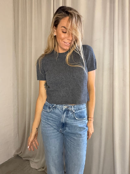 The Garment - Strik - Grey Melange - Como mini