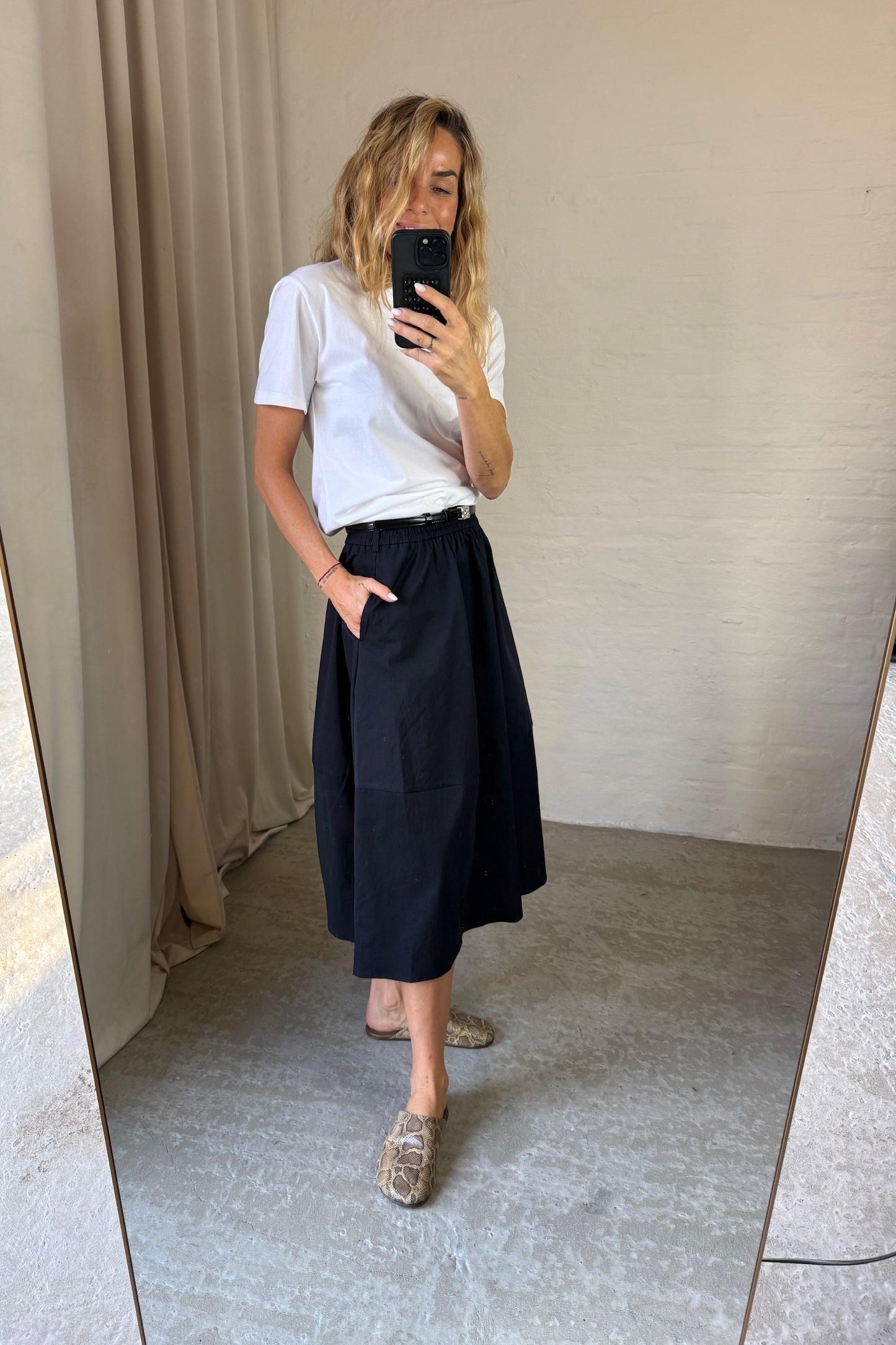 The Collection - Nederdel - Black - Mina