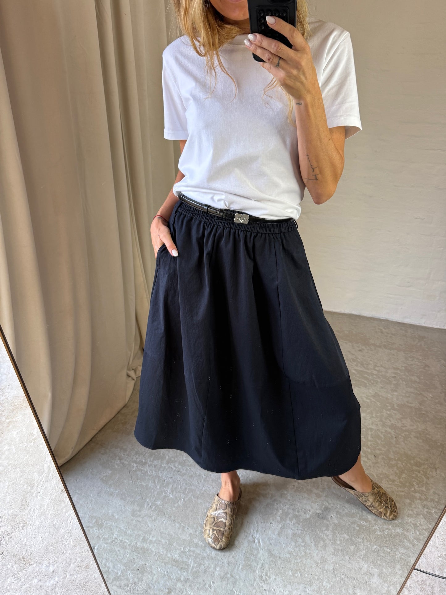 The Collection - Nederdel - Black - Mina