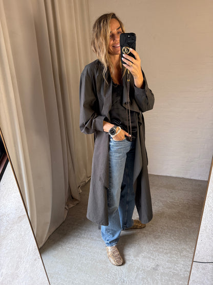 The Collection - Trenchcoat - Dark Grey - Leika