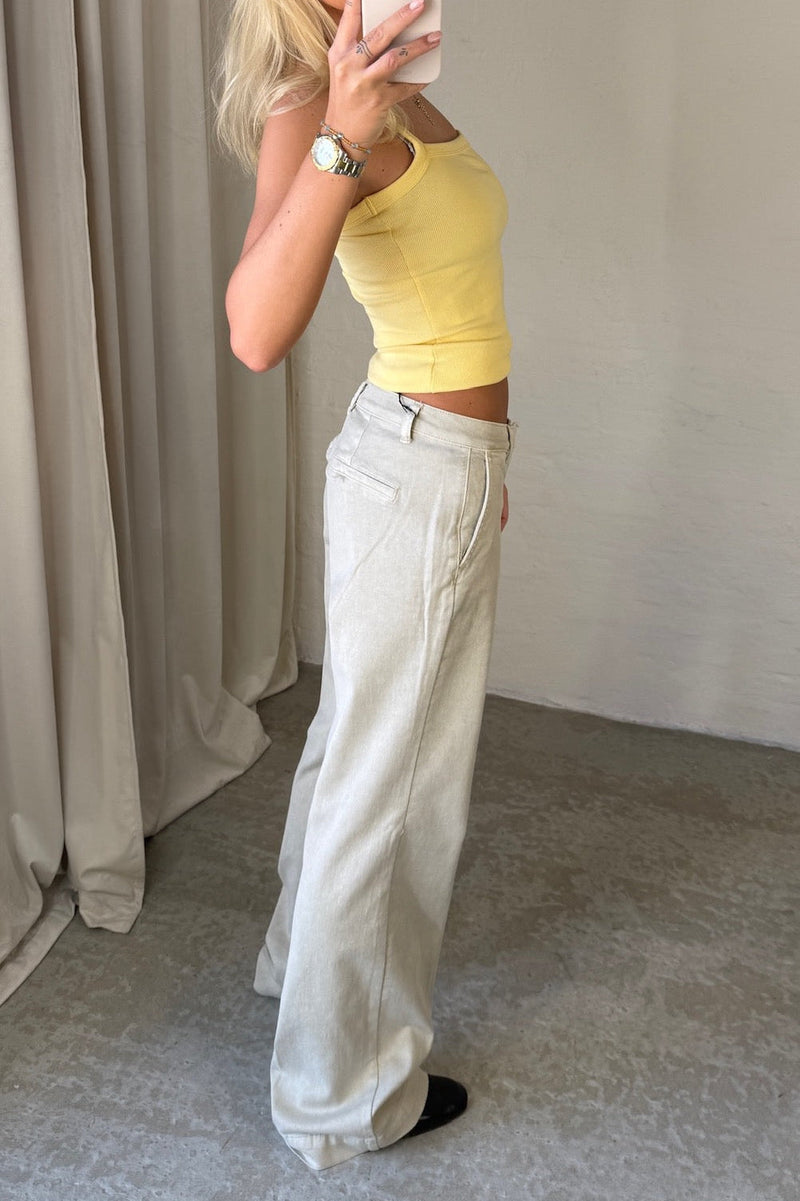 My Essential Wardrobe - Bukser - Oatmeal - Lara 149