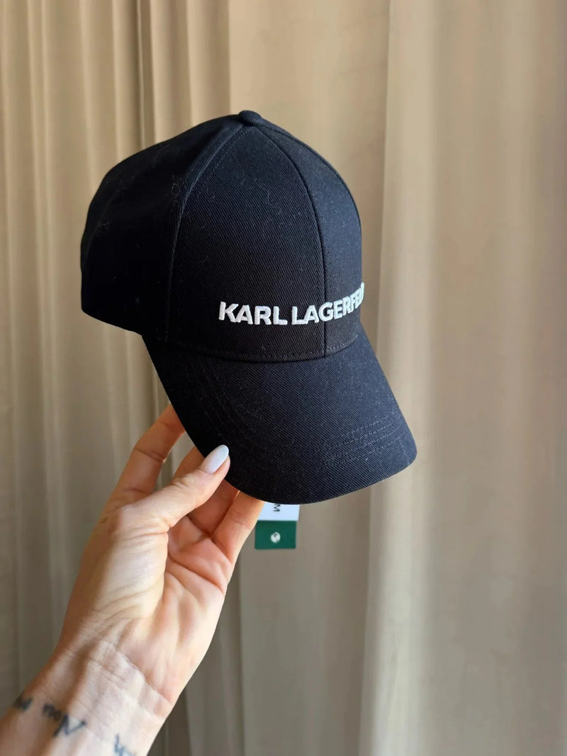 Karl Lagerfeld - Kasket - Sort - Essential cap - Stilkompagniet.dk