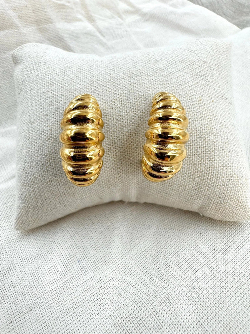 Nine - Curly Earrings - Stilkompagniet.dk